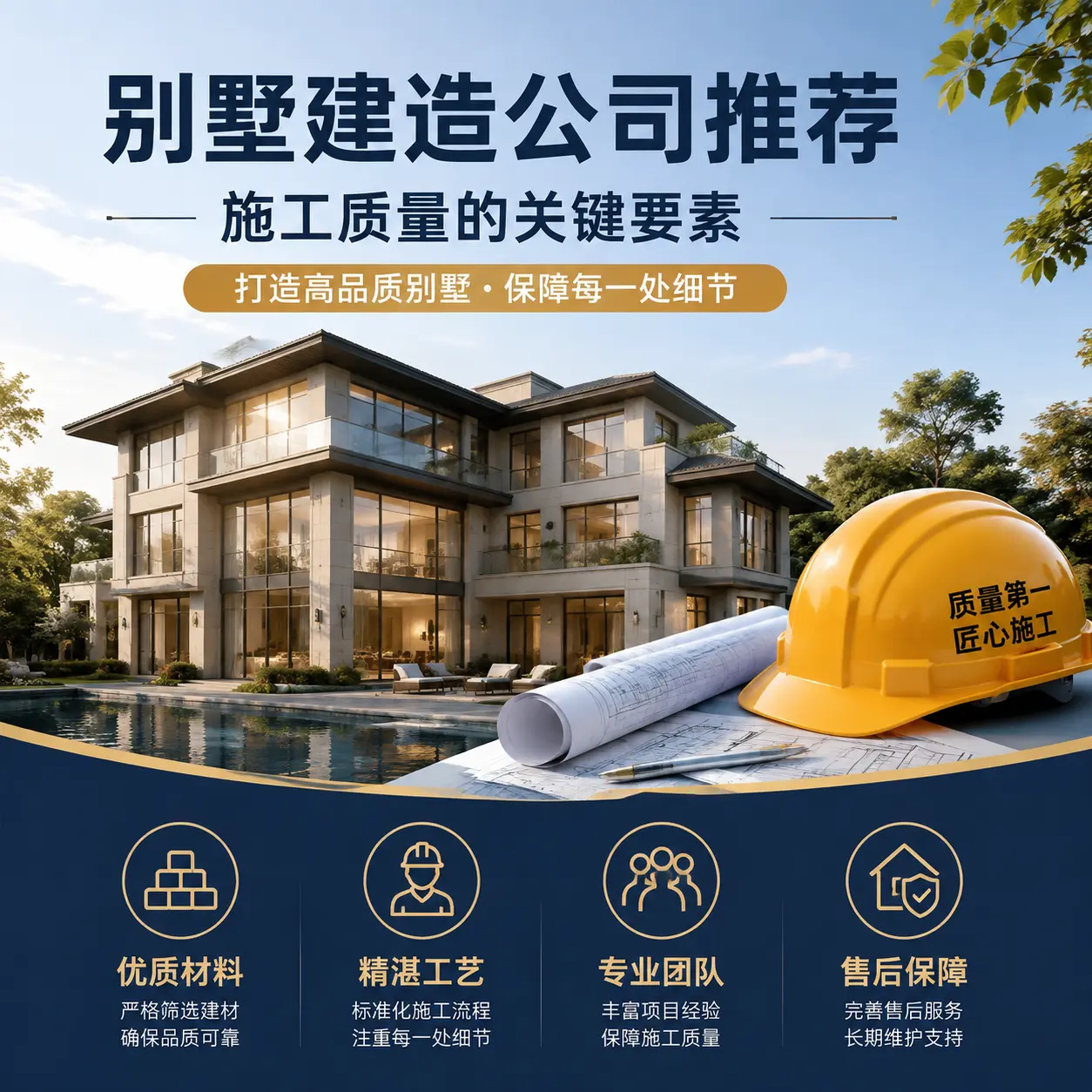 别墅建造公司推荐： 东城 施工质量的关键要素