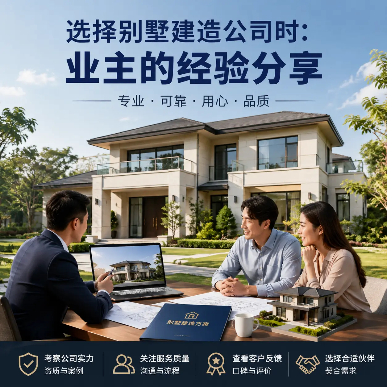 选择别墅建造公司时： 东城 业主的经验分享