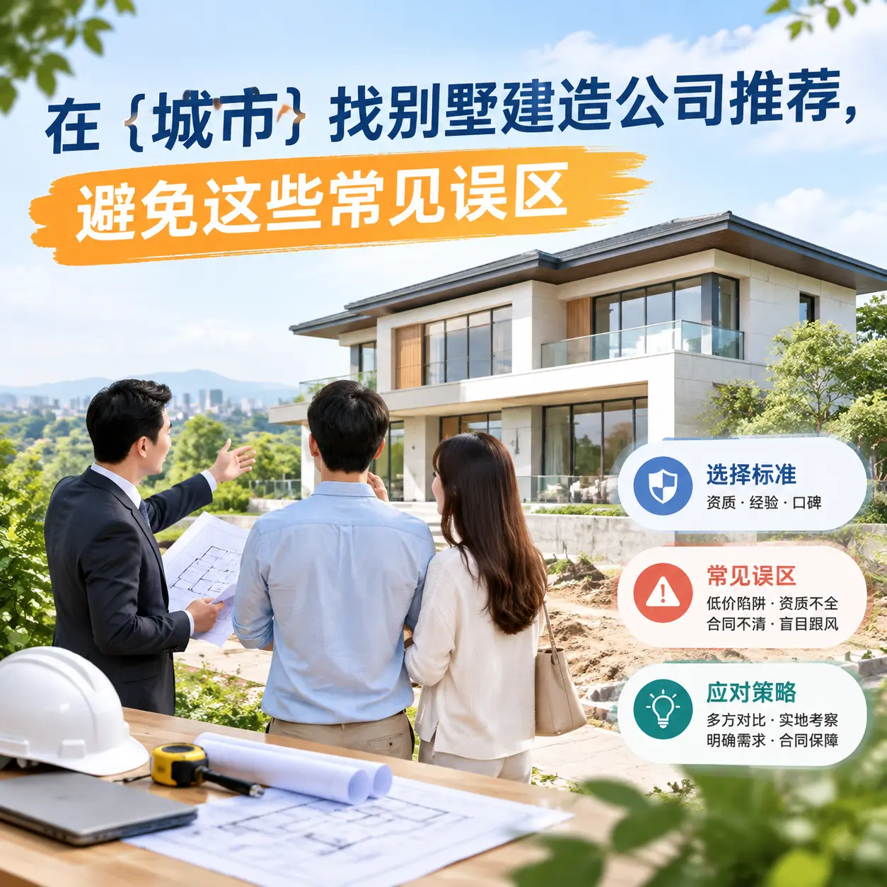在 东城 找别墅建造公司推荐，避免这些常见误区