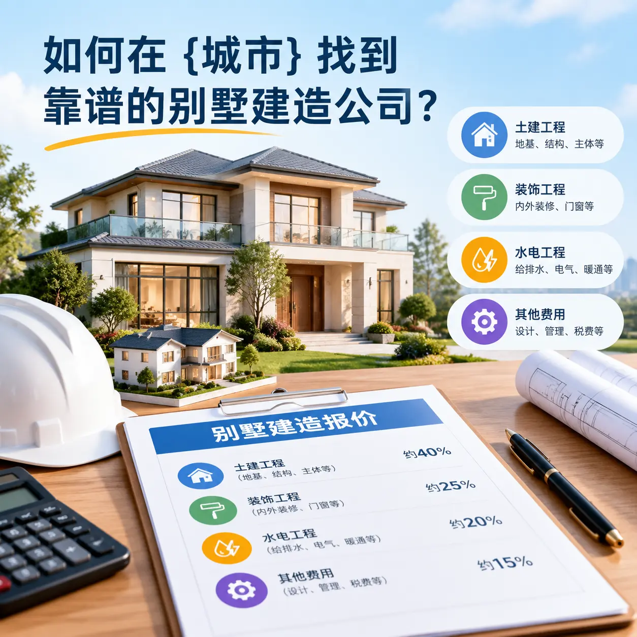 如何在 东城 找到靠谱的别墅建造公司？