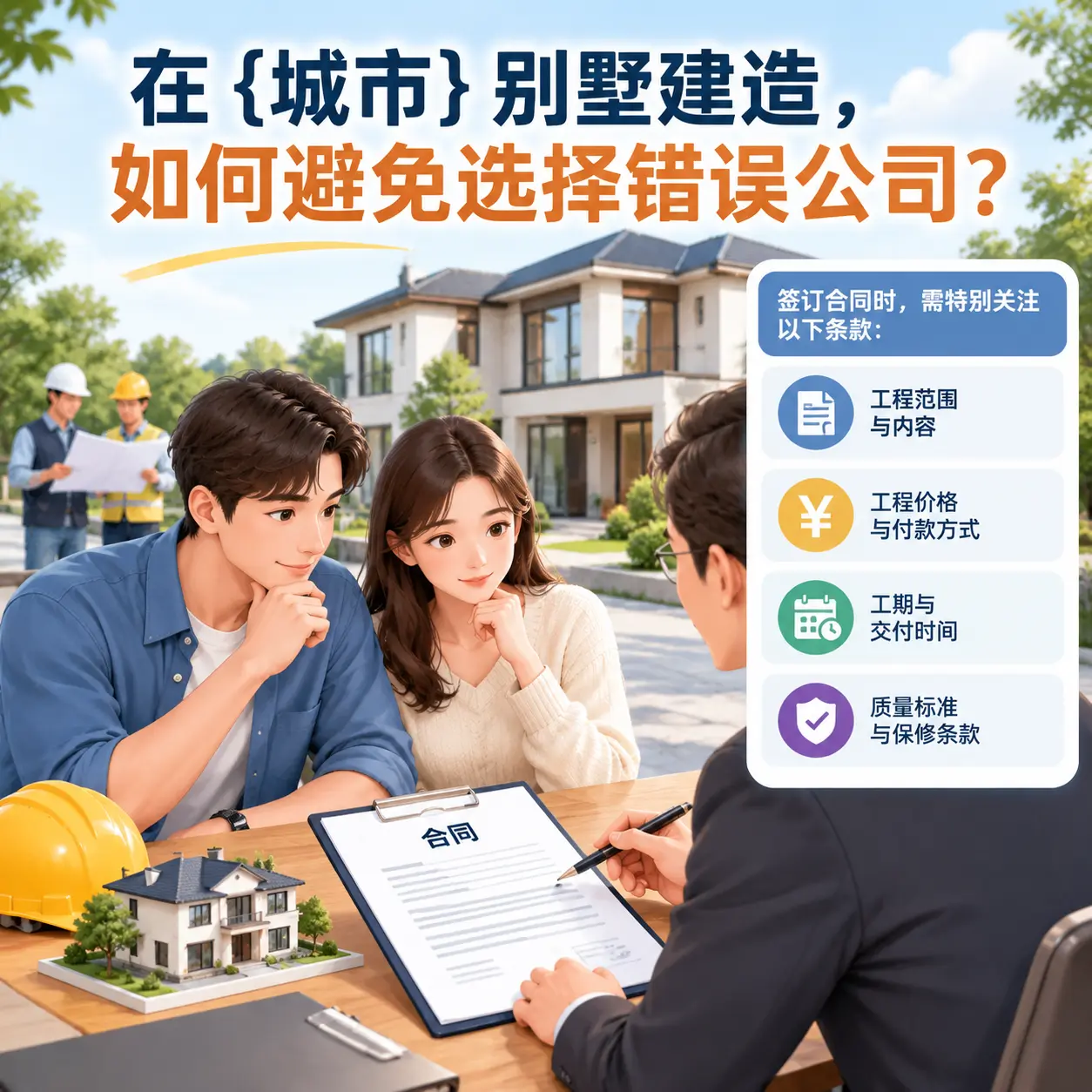 在 东城 别墅建造，如何避免选择错误公司？