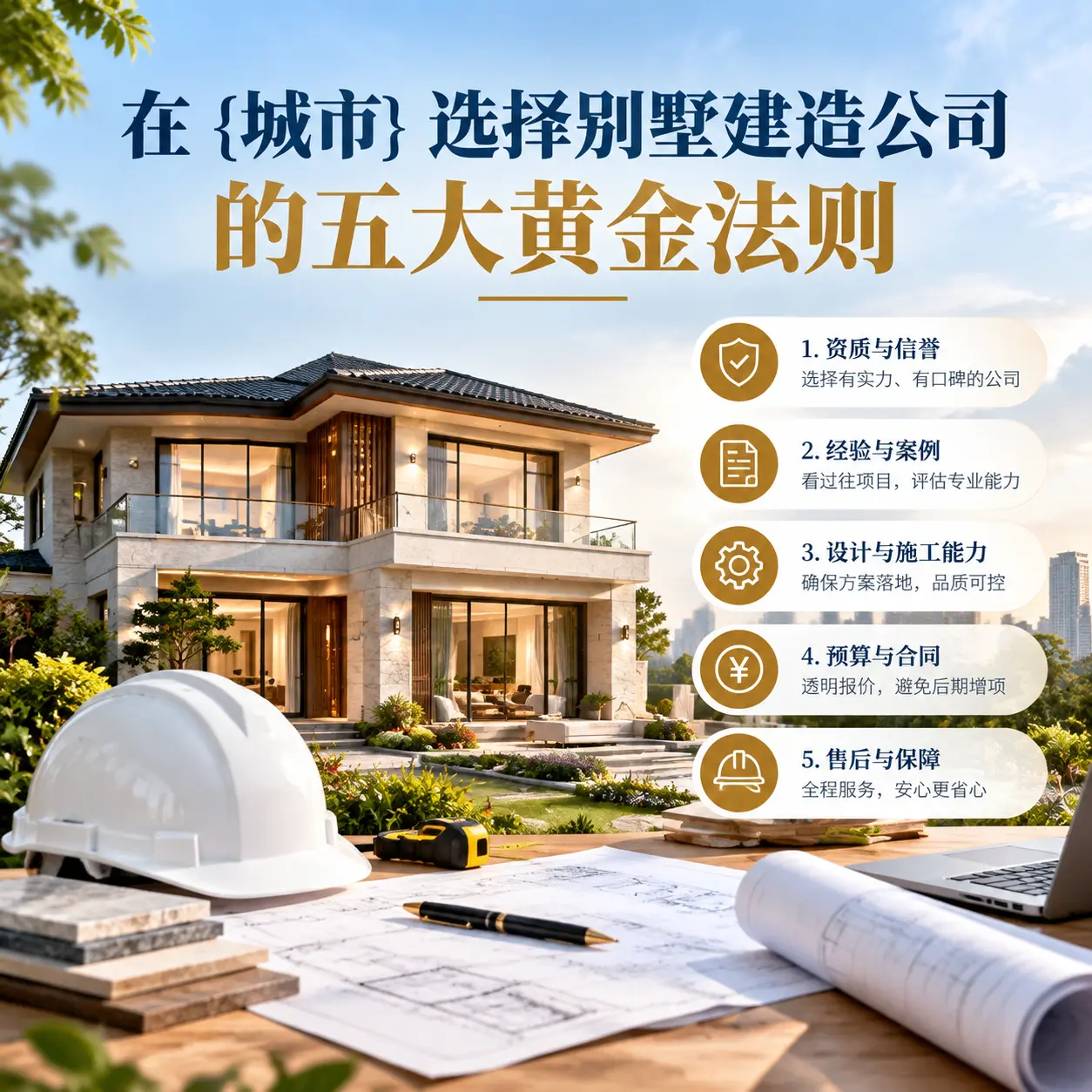 在 东城 选择别墅建造公司的五大黄金法则