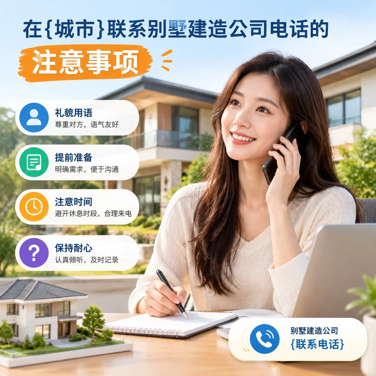 在东城联系别墅建造公司电话的注意事项