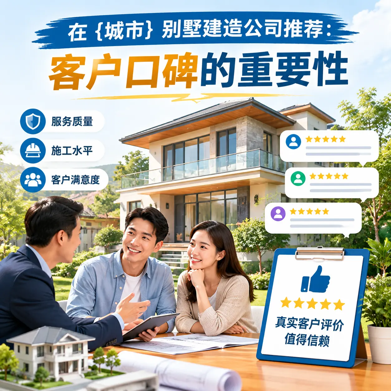 在 东城 别墅建造公司推荐：客户口碑的重要性