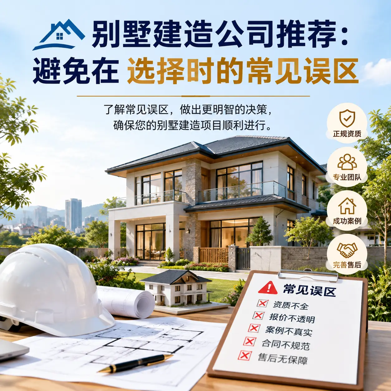 别墅建造公司推荐：避免在 东城 选择时的常见误区