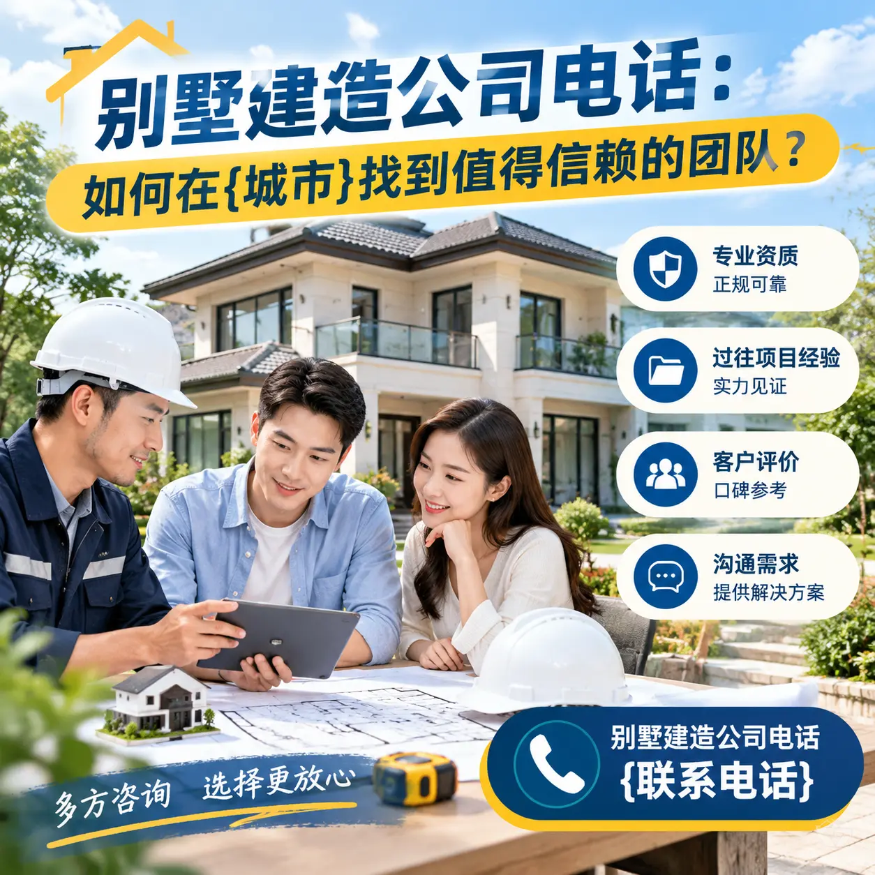 别墅建造公司电话:如何在东城找到值得信赖的团队?