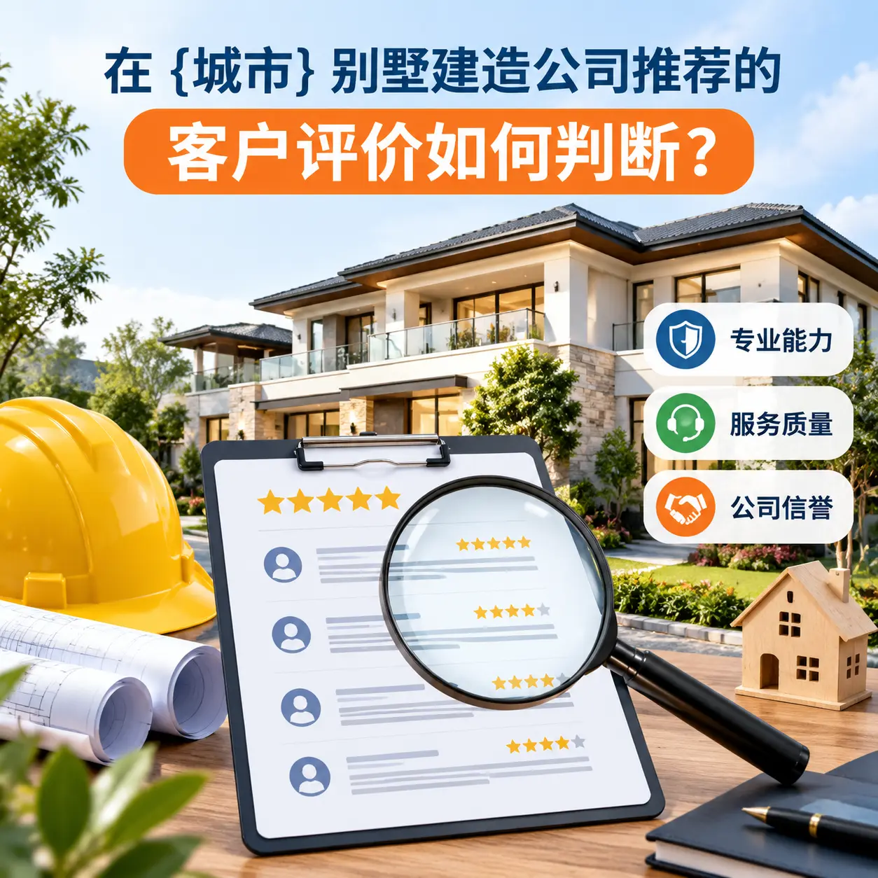 在 东城 别墅建造公司推荐的客户评价如何判断？