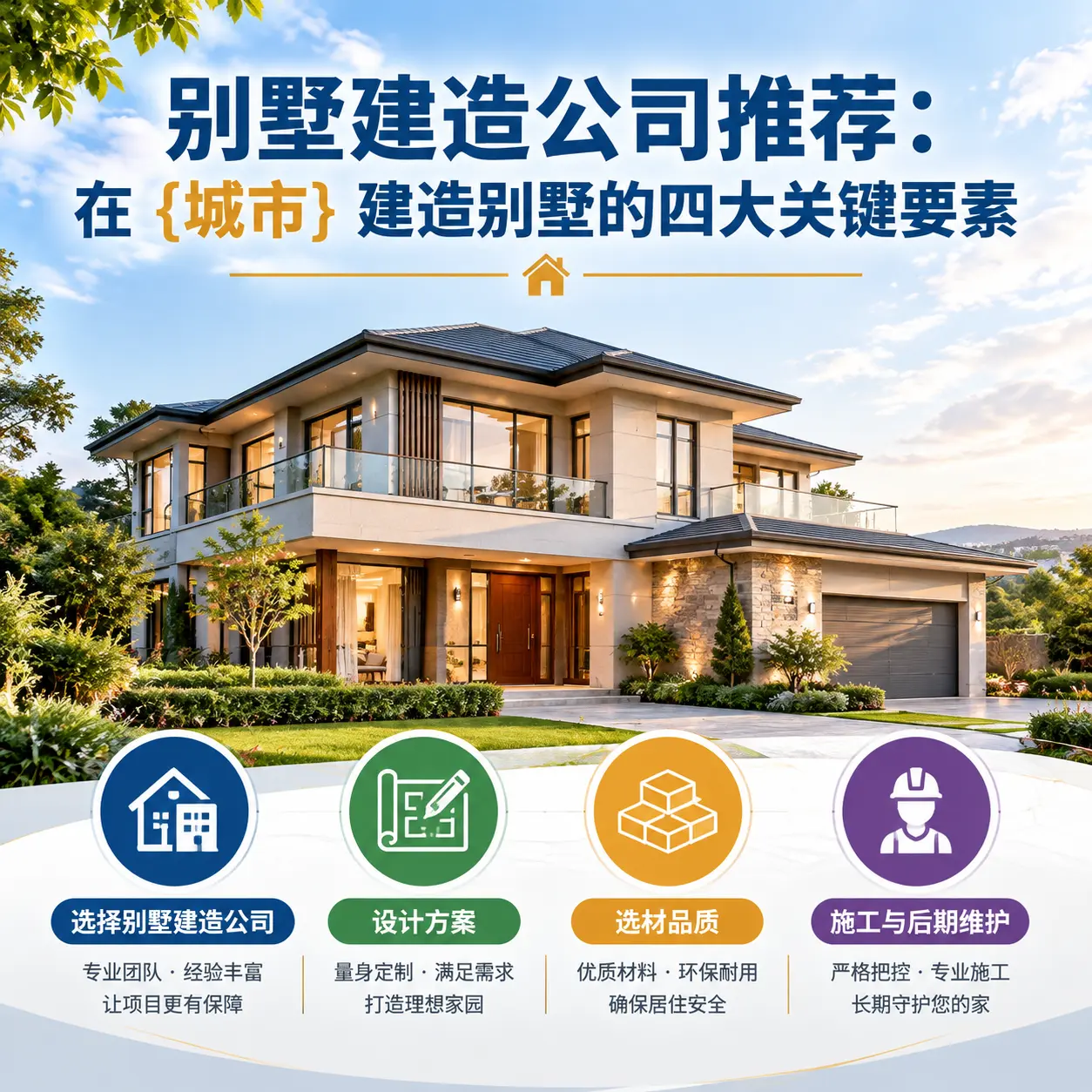 别墅建造公司推荐：在 东城 建造别墅的四大关键要素