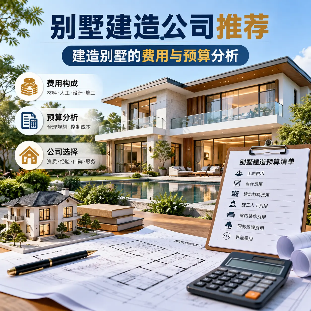 别墅建造公司推荐： 东城 建造别墅的费用与预算分析