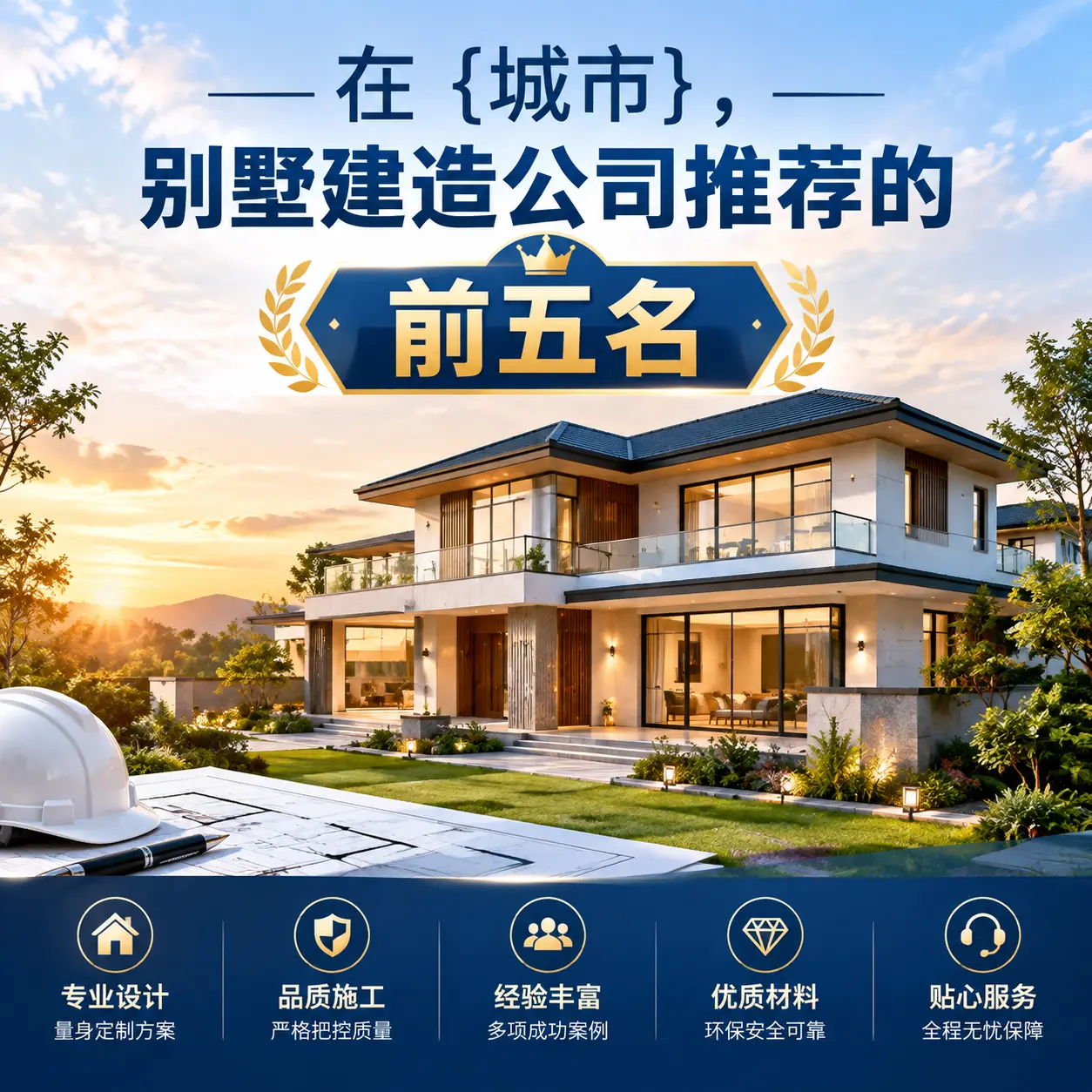 在 东城，别墅建造公司推荐的前五名