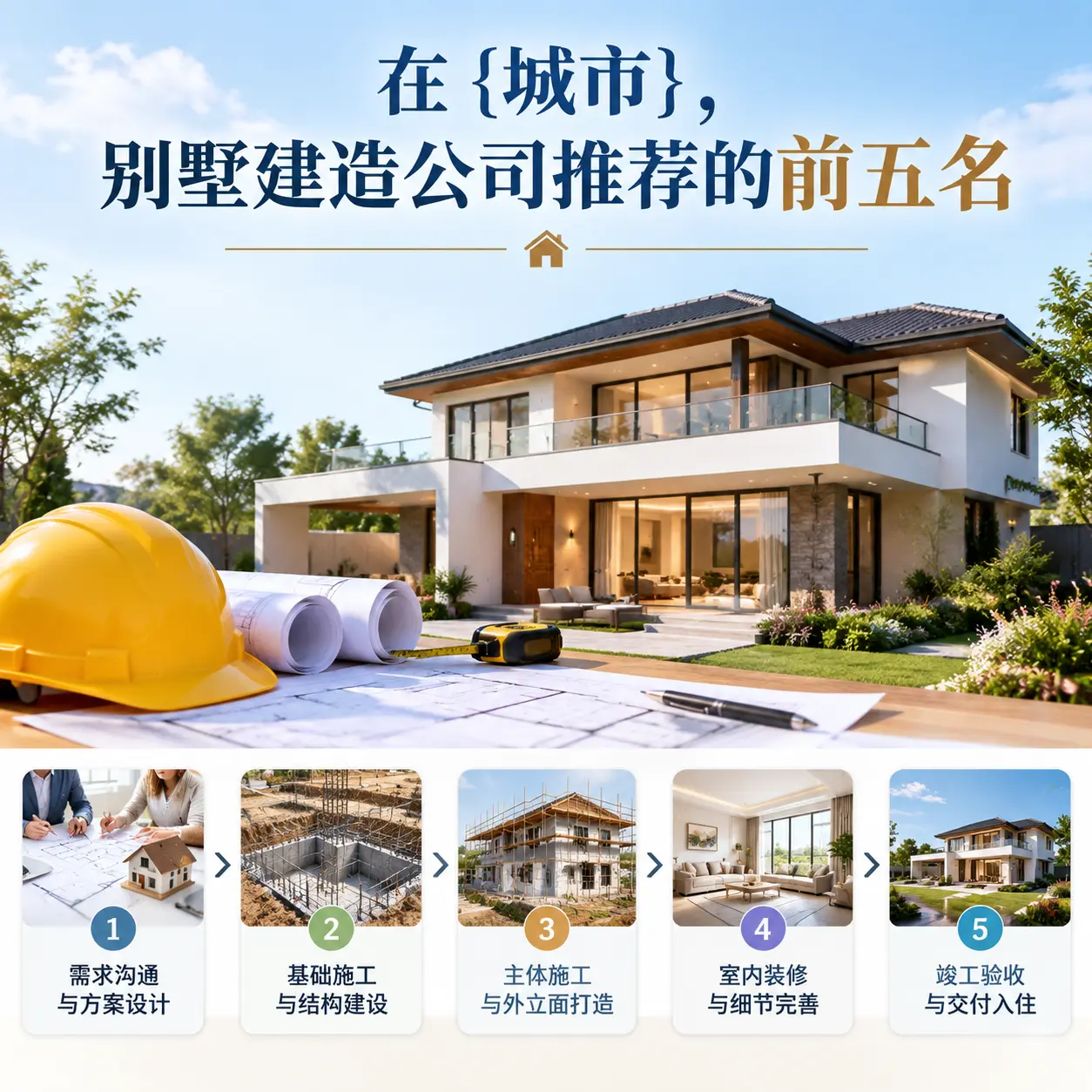在 东城，别墅建造公司推荐的前五名