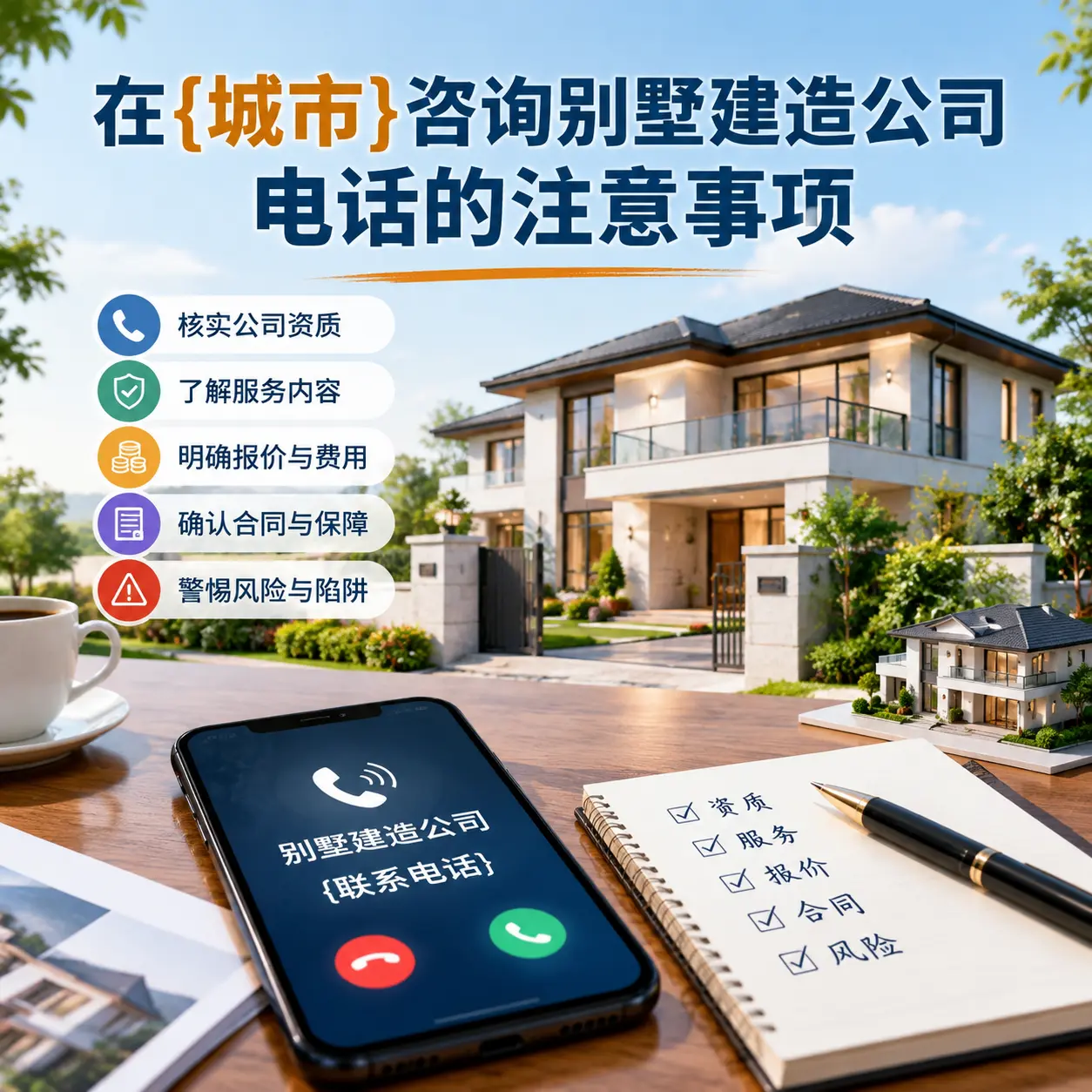 在东城咨询别墅建造公司电话的注意事项