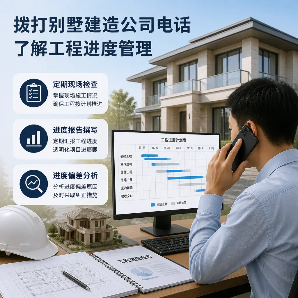 拨打东城别墅建造公司电话,了解工程进度管理
