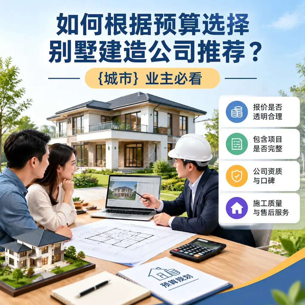 如何根据预算选择别墅建造公司推荐? 东城 业主必看