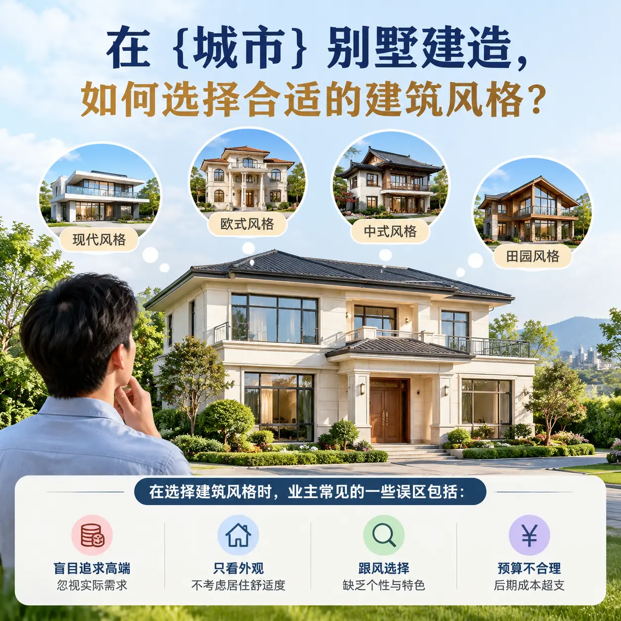在 东城 别墅建造，如何选择合适的建筑风格？