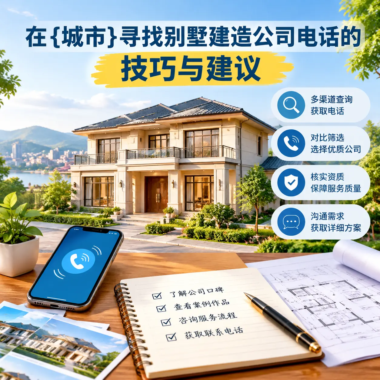 在东城寻找别墅建造公司电话的技巧与建议