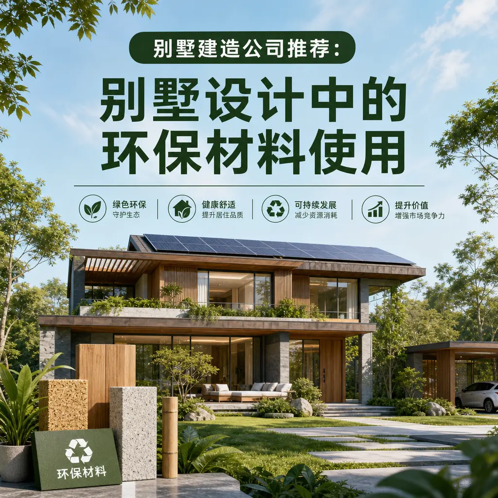 别墅建造公司推荐： 东城 别墅设计中的环保材料使用