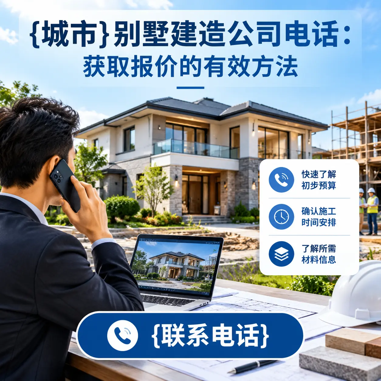 东城别墅建造公司电话:获取报价的有效方法